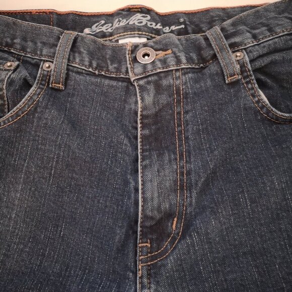 Eddie Bauer Men's Slim Fit Medium Wash Size 34/30 Blue Jeans - Picture 5 of 15